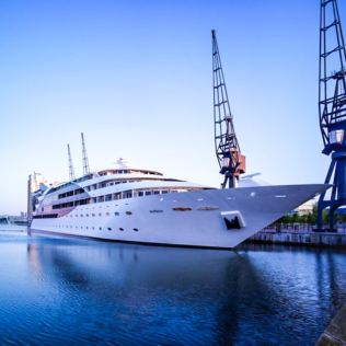15th Anniversary Luxury Yacht Hotel Overnight Stay with Afternoon Tea for Two Product Image