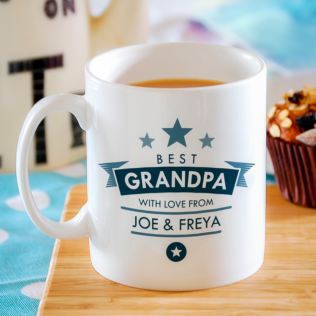 Personalised Best Grandpa Mug Product Image