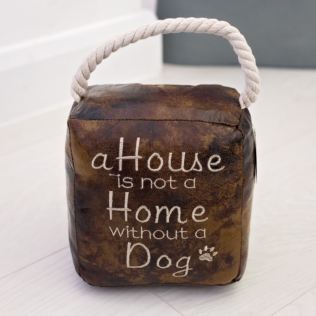 A House Is Not A Home Without a Dog Door Stop Product Image