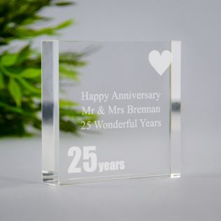 25th (Silver) Anniversary Keepsake Product Image