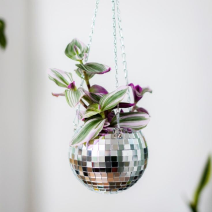Disco Ball 6" Hanging Planter product image