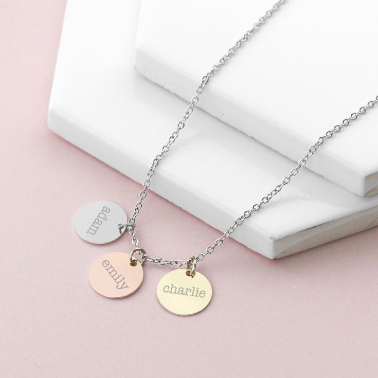 Personalised My Family Discs Necklace product image