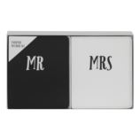 Faux Leather Just Married Passport Holders - Mr & Mrs