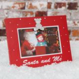 Santa & Me Red Photo Frame 4" x 6"