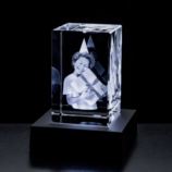 3D Personalised Engraved Photo Crystal Block