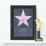 Personalised Walk of Stars Print