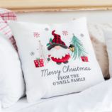 Personalised Gonk Christmas Cushion