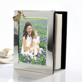 Mother's Day Engraved Photo Album With Gold Coloured Bow Product Image