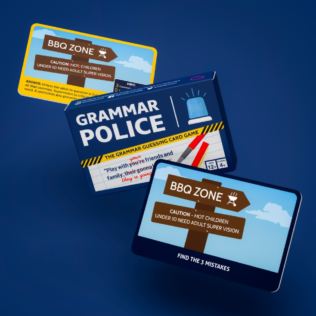 Grammar Police Card Game Product Image