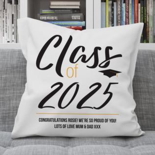 Personalised Class Of Graduation Cushion Product Image