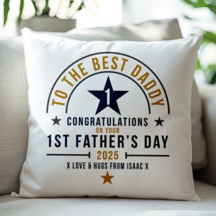 Personalised First Father's Day Cushion Product Image