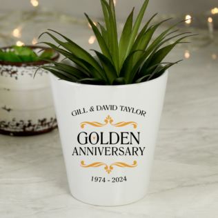 Personalised 40 Years Bullet Vase Gifts Ideas for Ruby Wedding