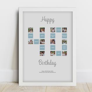 Personalised 40th Special Birthday Prints Product Image