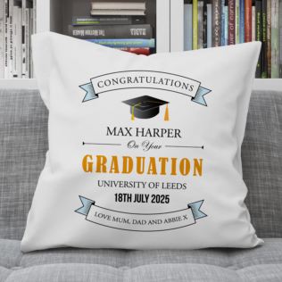 Personalised Graduation Cushion Product Image