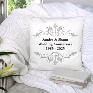 Personalised Anniversary Cushion Product Image