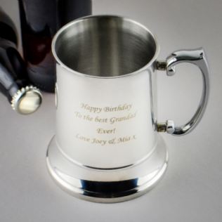 Stainless Steel Personalised Tankard Product Image