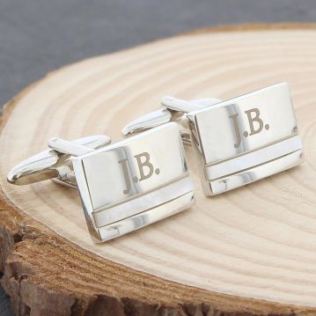 Mother of Pearl Personalised Cufflinks Product Image