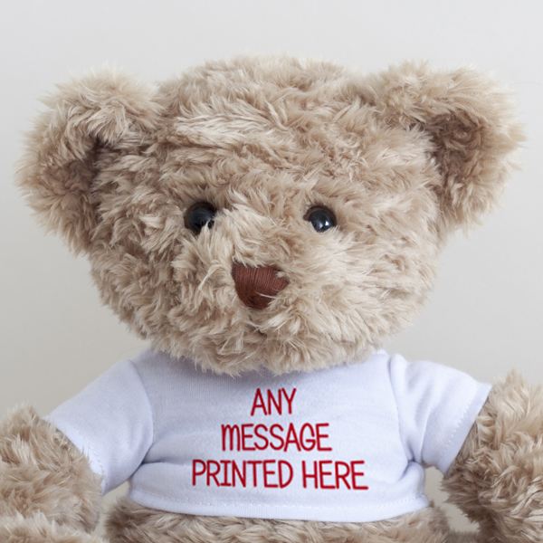 Personalised Teddy Message Bear | The Gift Experience
