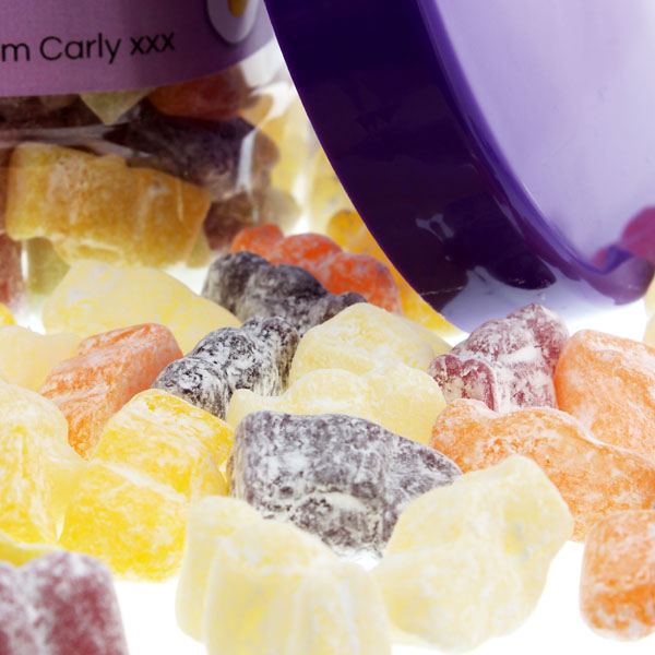 Personalised Jelly Babies Sweet Jar | The Gift Experience