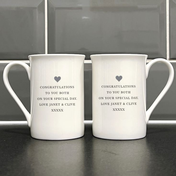 Personalised 60th Anniversary Bone China Mugs product image