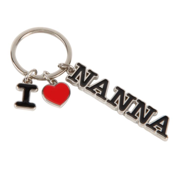 Lasting Memories Metal Keyring - I Love Nanna | The Gift Experience