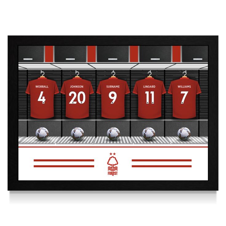 Nottingham Forest FC Dressing Room Framed Print product image