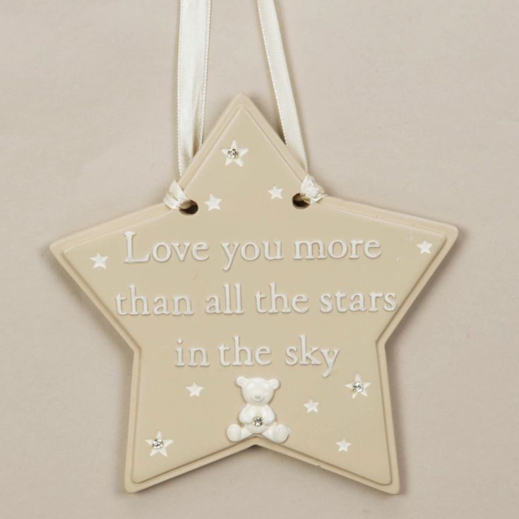 Bambino Love You More Hanging Plaque product image