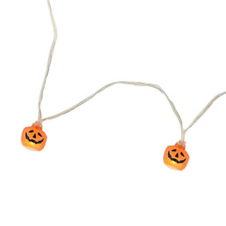 LED Light up Orange Pumpkin Garland product image