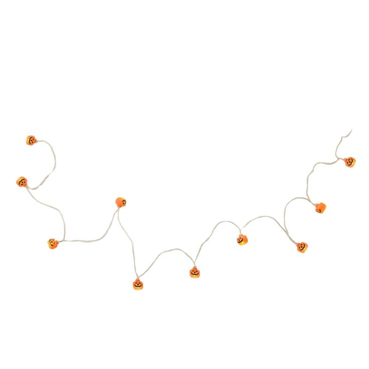 LED Light up Orange Pumpkin Garland product image