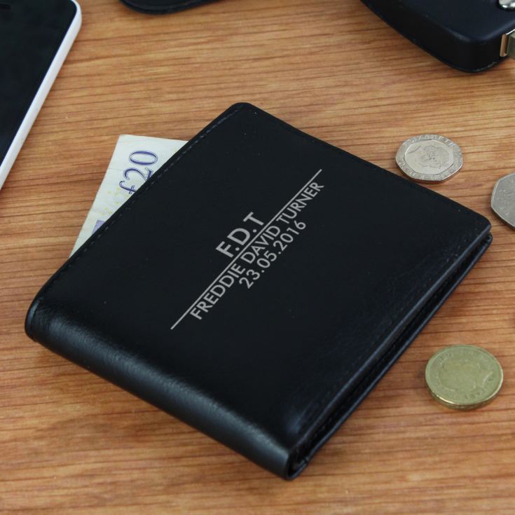 Personalised Classic Leather Wallet product image