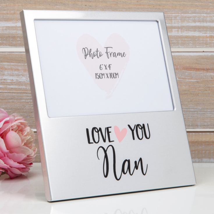 6" x 4" - Aluminium Photo Frame - Love You Nan product image