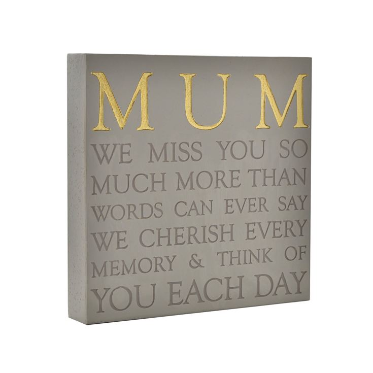 Thoughts of You Memorial Square Plaque - Mum product image