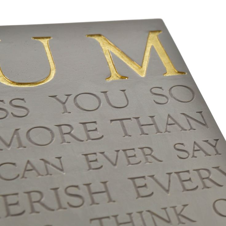 Thoughts of You Memorial Square Plaque - Mum product image