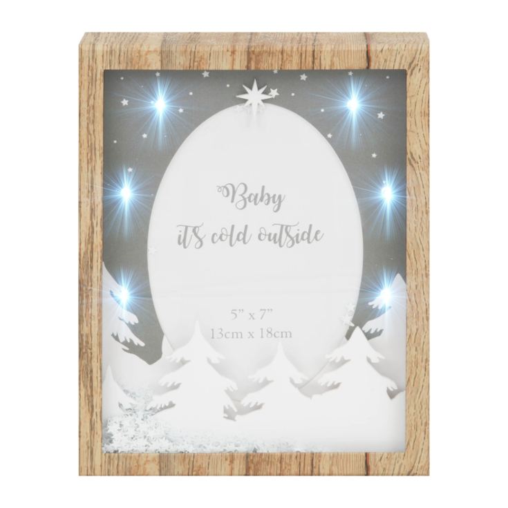 Download Led Light Up 3d Grey White Photo Frame 5 X 7 The Gift Experience