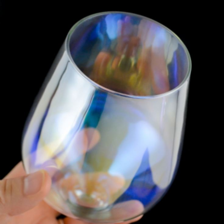 Set of 2 Rainbow Wine Glasses product image