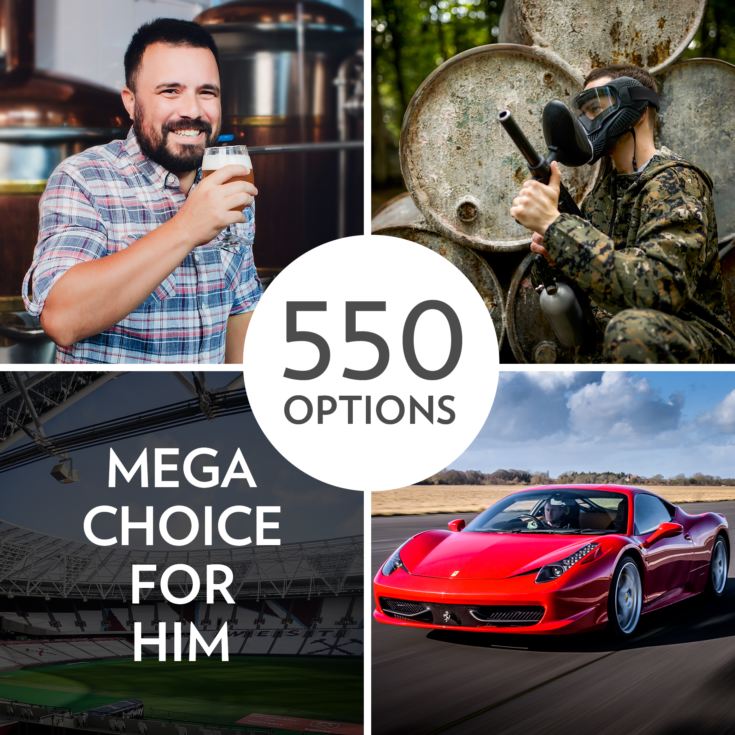 Mega Choice for Him - Experience Day Voucher product image