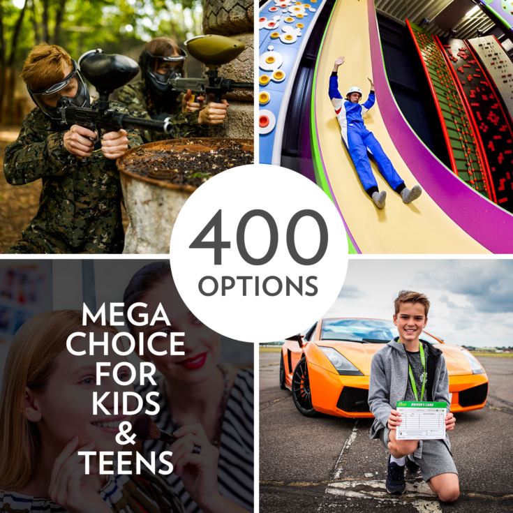 Mega Choice for Kids and Teens - Experience Day Voucher product image