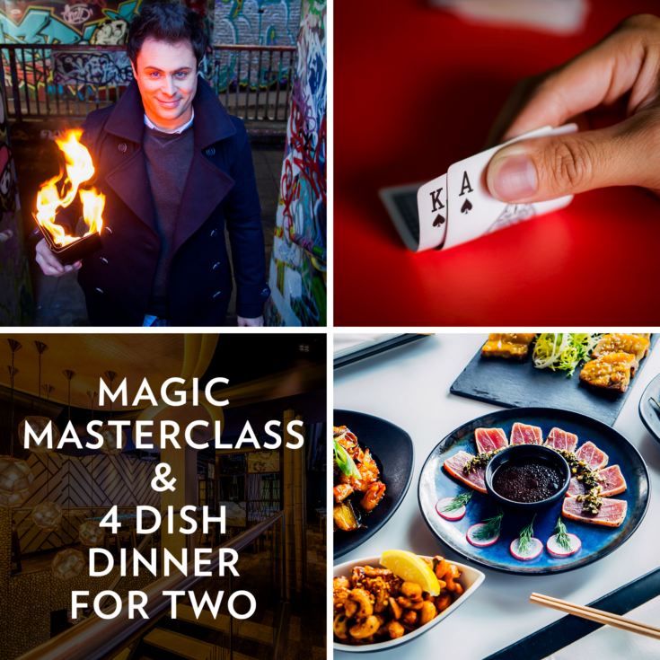 Magic Masterclass and 4 Dish Dinner & Drink for Two product image