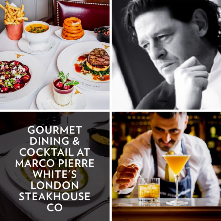 Gourmet Dining & Cocktail at Marco Pierre White's London Steakhouse Co product image