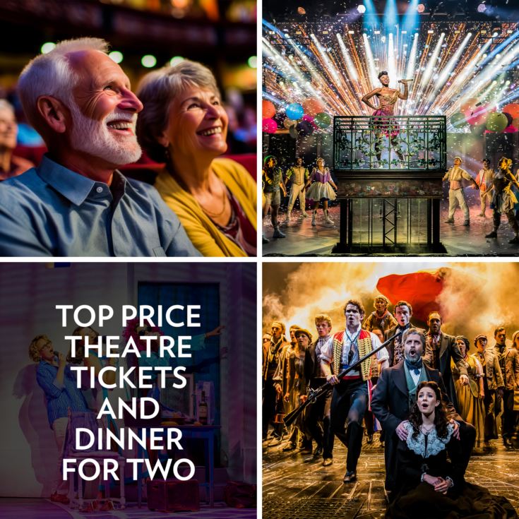 Top Price Theatre Tickets and Dinner for Two product image