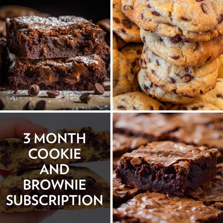 3 month Cookie and Brownie Subscription product image