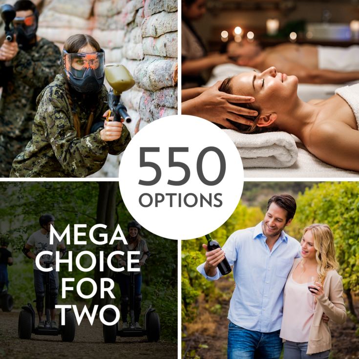 Mega Choice for Two - Experience Day Voucher product image