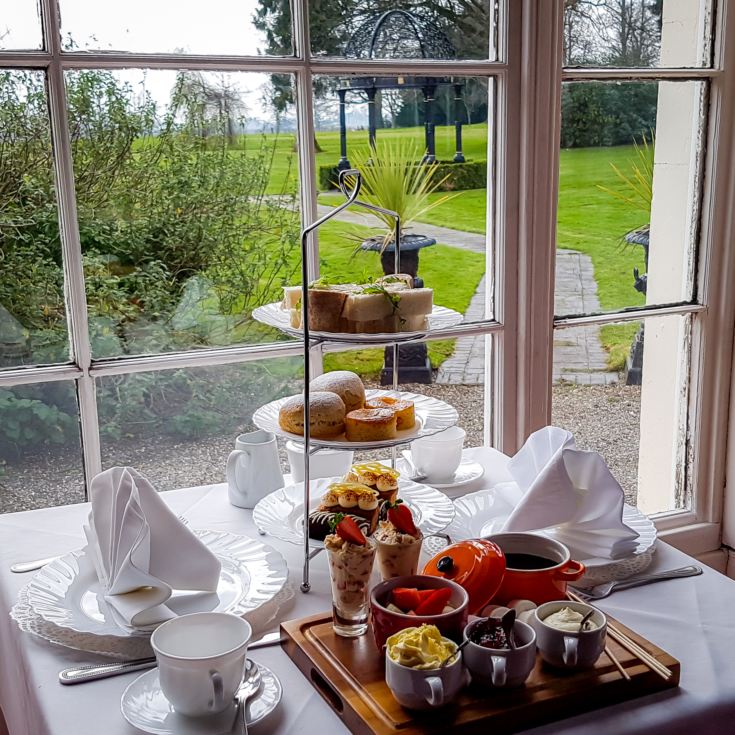 Champagne Afternoon Tea for Two at The Haughton Hall Hotel product image
