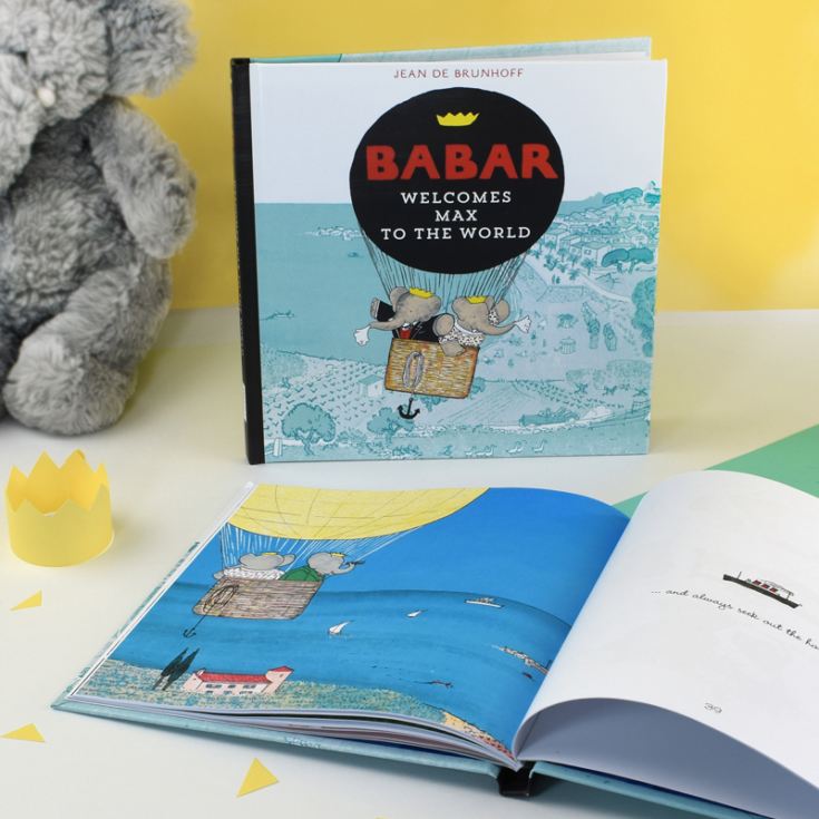 Babar Welcomes you to the World - Personalised Book product image