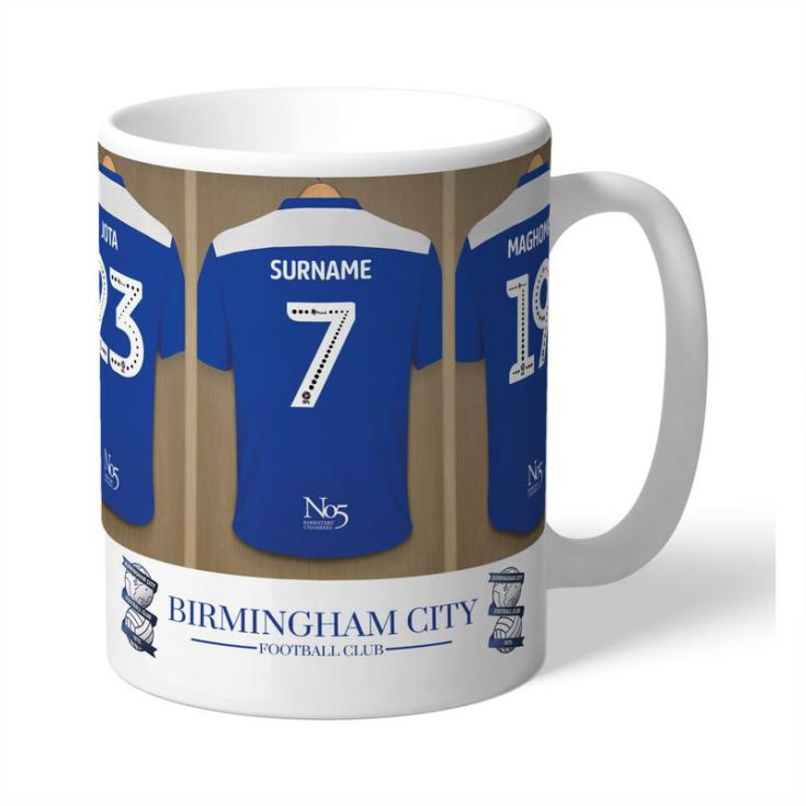 Personalised Birmingham City Dressing Room Mug  The Gift Experience