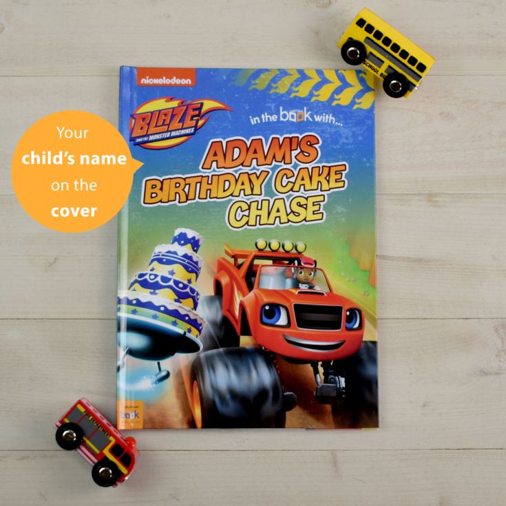 Personalised Blaze and The Monster Machines Birthday Book product image