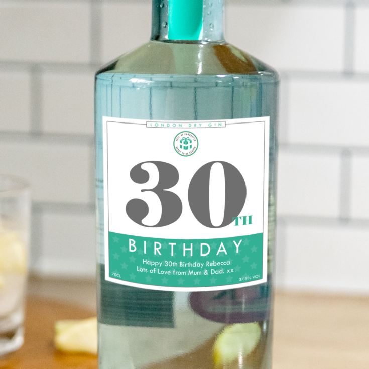 Personalised Birthday Gin product image