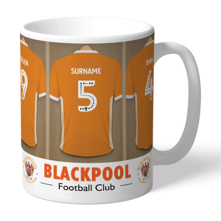 Personalised Blackpool FC Dressing Room Mug product image