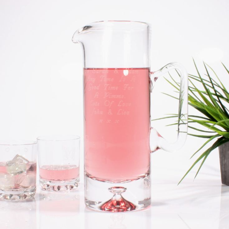 Personalised Bubble Base Jug | The Gift Experience