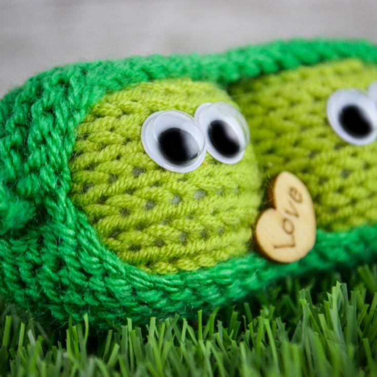 Hand Knitted Amigurumi Two Peas in a Pod product image